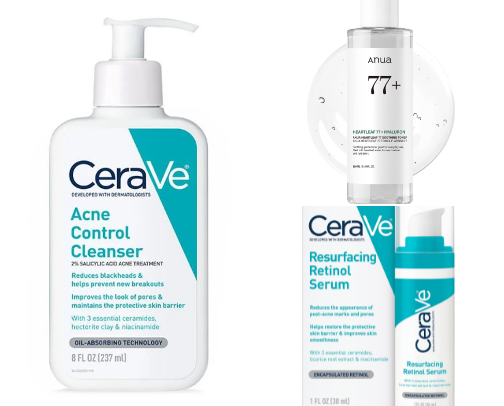 skin care product for oily skin cover photo collage