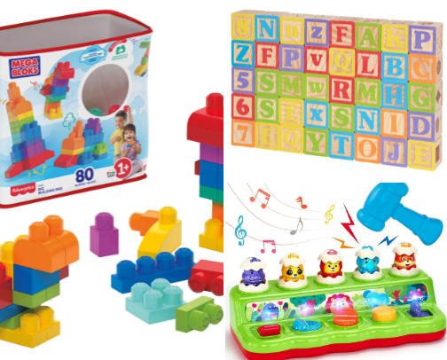 Educational toys for your toddler! cover photo collage