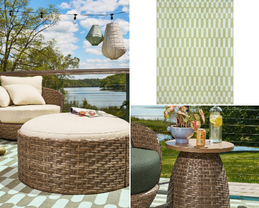 Outdoor living cover photo collage