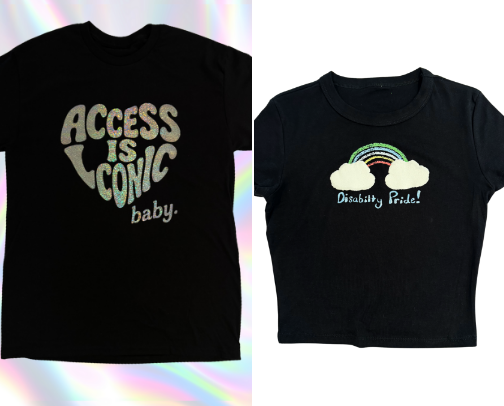 Disability awareness clothing cover photo collage