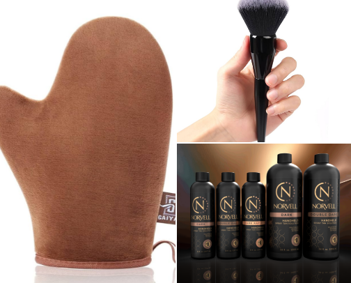 Self Tanning Routine cover photo collage