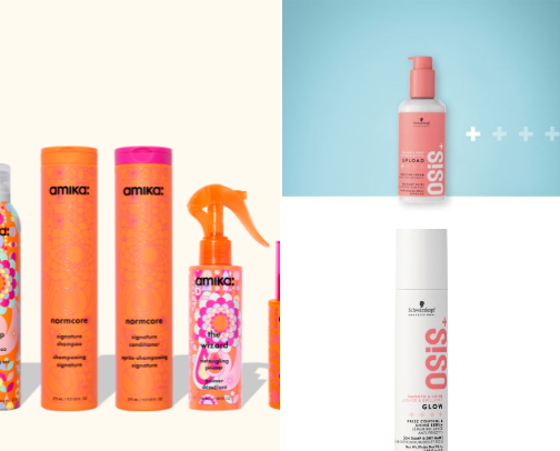 Hair care cover photo collage