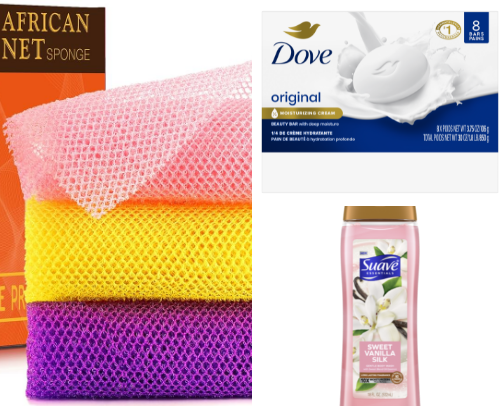 shower routine cover photo collage