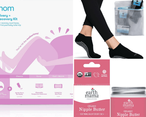 Mamas Hospital Bag & Postpartum essentials cover photo collage