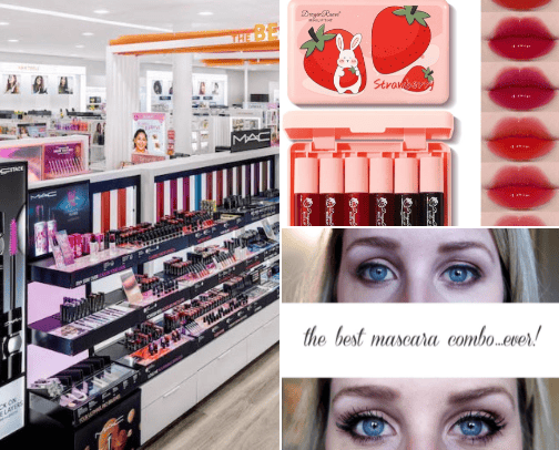Make Up cover photo collage