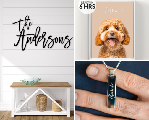 Etsy Gifts cover photo collage