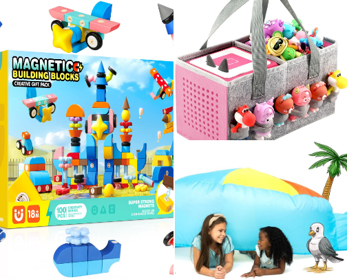 Screen Free Christmas Gift Guide: Imagination Required cover photo collage