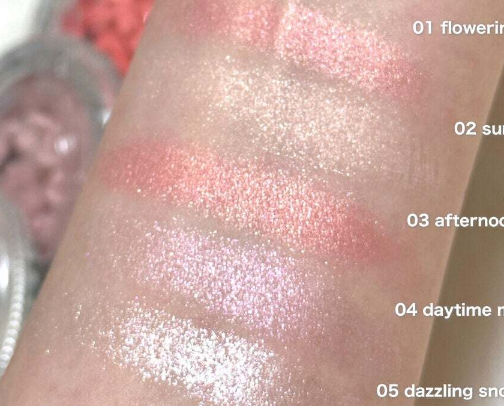 Shimmer blush for that lit-from-within glow. ✨ cover photo collage