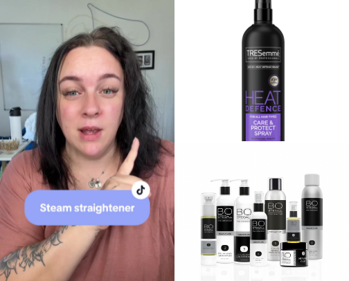 Haircare thangs cover photo collage