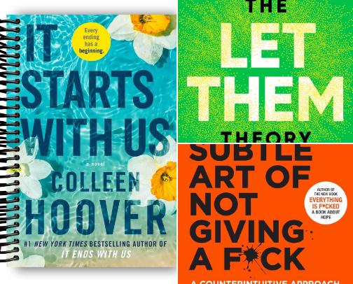 My favorite book recs cover photo collage