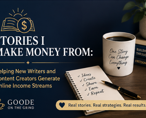 Stories I Earn from: Helping New Writers and Content Creators Generate Online Income Streams cover photo collage