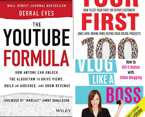 Books About Video Marketing cover photo collage