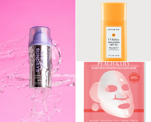 My Favorite Skincare Recs cover photo collage