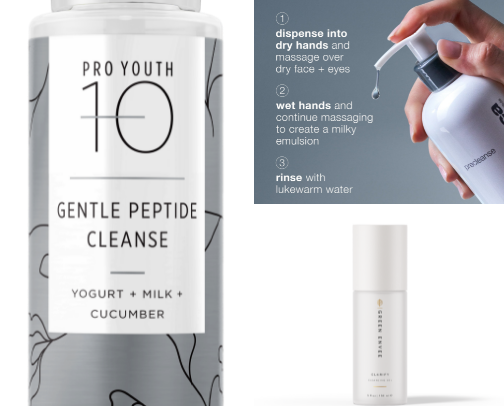 Aestheticians at home skincare routine cover photo collage