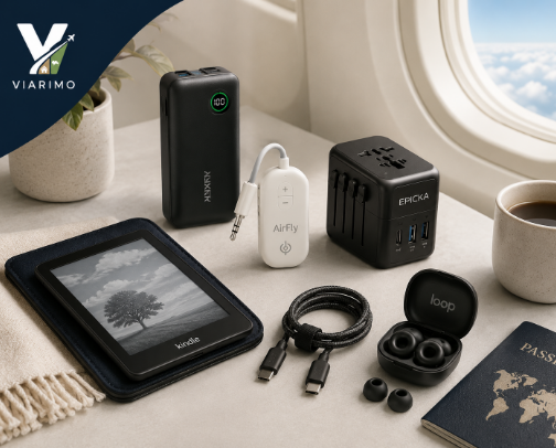 Travel Tech & Gadgets That Are Actually Useful 🔌 cover photo collage