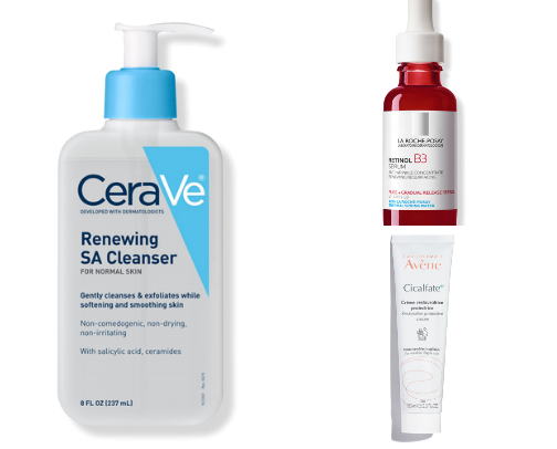 Skin care products✨ cover photo collage