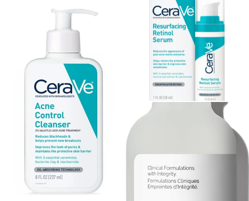 Skin care cover photo collage