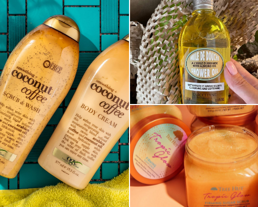 shower products cover photo collage