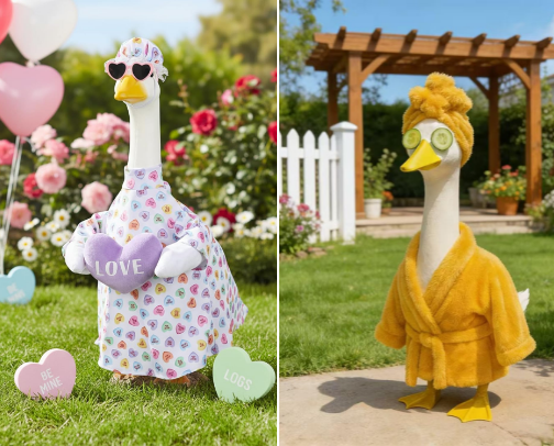 Porch Goose Aesthetic 🪿 cover photo collage