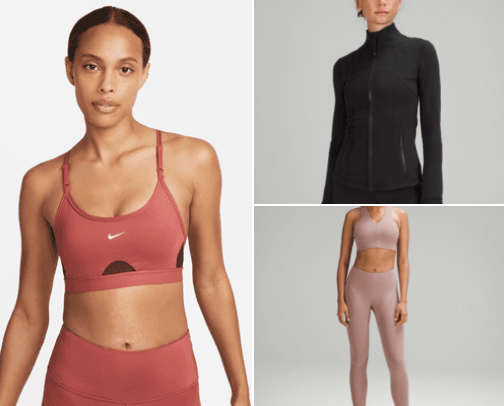 Sportwear cover photo collage