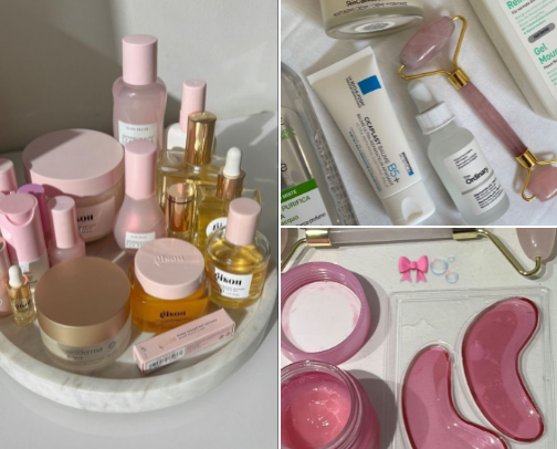 Self care & Skin care must haves🌸🧴 cover photo collage