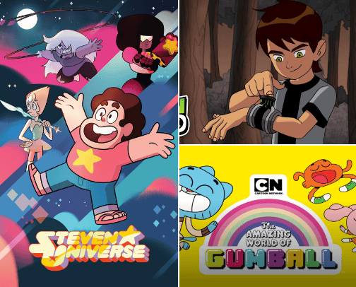 3 iconic cartoon shows to watch cover photo collage
