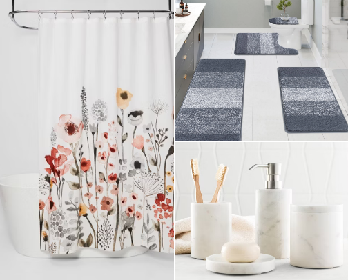 Bathroom cover photo collage