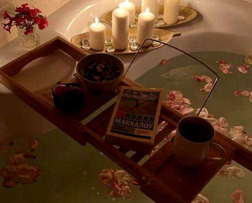 aesthetic bathroom essentials cover photo collage