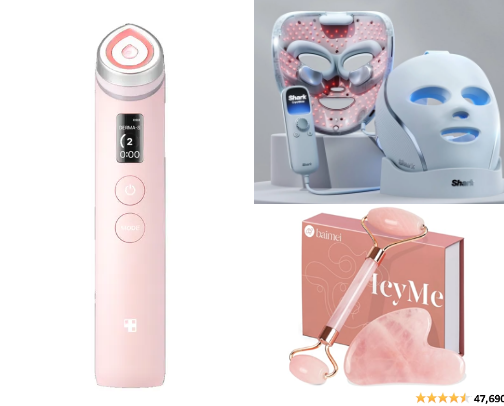 Best Skincare Devices & Tools for Glowing Skin at Home cover photo collage