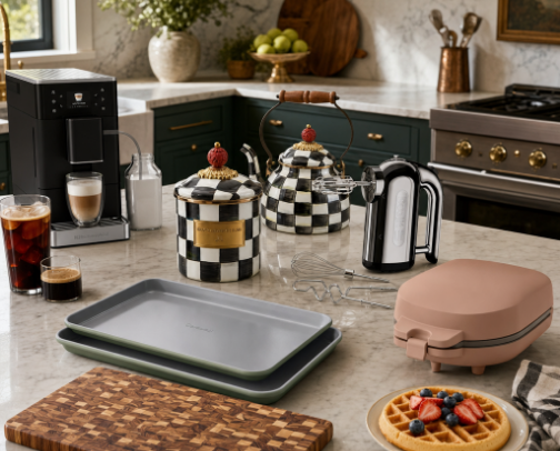 Kitchen Glow-Up: The Countertop Heroes & Cozy Little Luxuries 🍳✨ cover photo collage