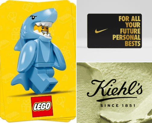 Gift cards cover photo collage