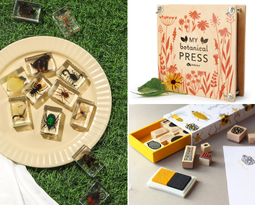 Nature Inspired Learning Toys cover photo collage