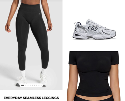 Gym wear cover photo collage