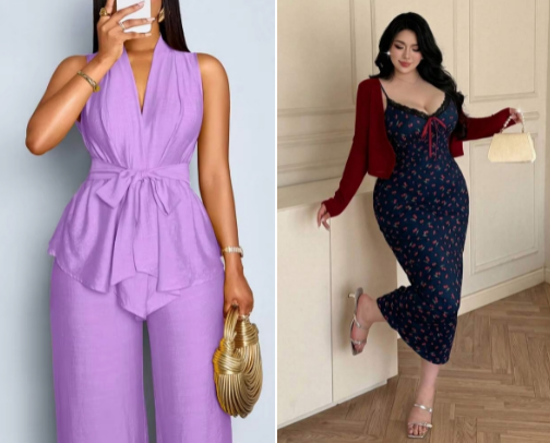 Confident Curves: Outfit Ideas for Every Moment cover photo collage