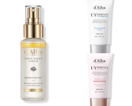 Best d’Alba Products cover photo collage