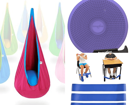 Sensory&Communication items for kids cover photo collage