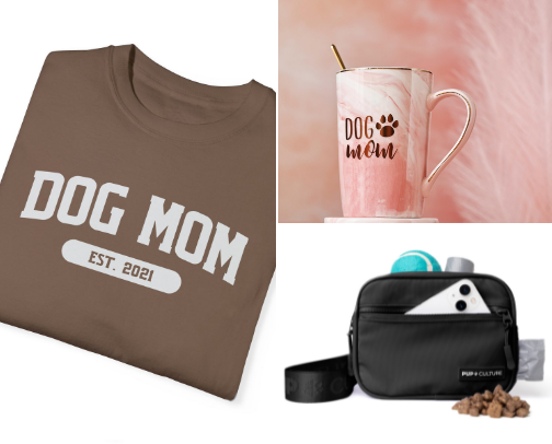 Dog mom gear cover photo collage