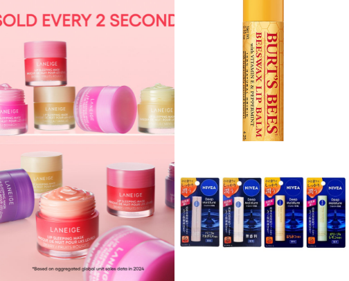 Lip Care Product Prevent Dry and Chapped Lips cover photo collage