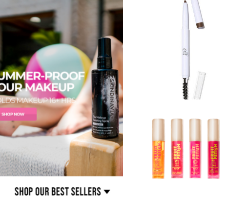 Makeup that you’ll find in my room and car♥️ cover photo collage