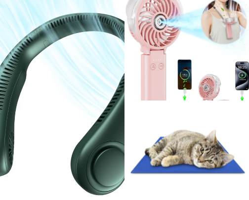 Beat the heat(summer essential) cover photo collage