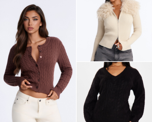 🧶❄️ Fashion Nova Cozy Sweaters & Knits | 2026 cover photo collage