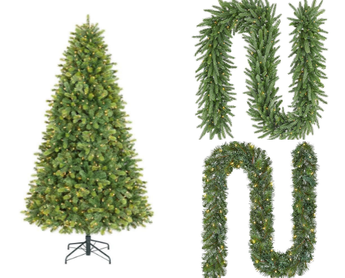 Holiday decor cover photo collage