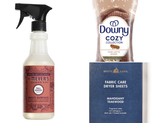 Fall home essentials to make your home smell cozy cover photo collage