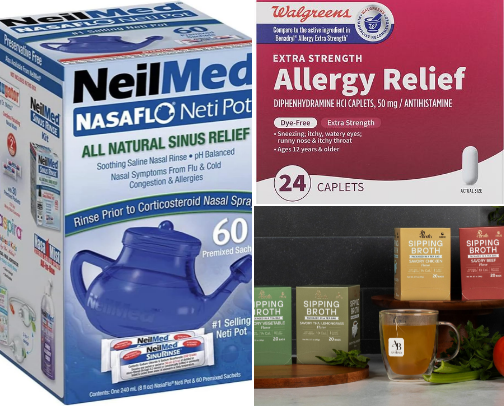 Cold and Flu Finds 🌡️🦠💊 cover photo collage