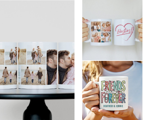 My favorite coffee mugs cover photo collage