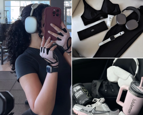 Curly Girl Gym Essentials: Outfit, Hair & Fuel cover photo collage