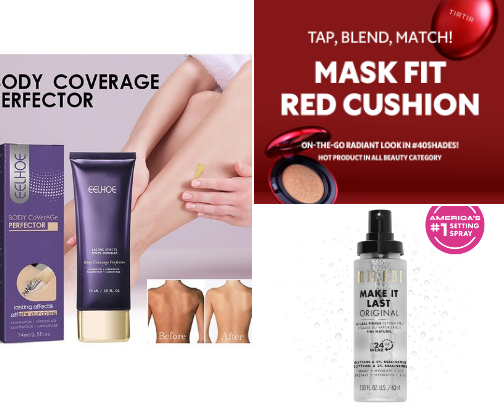 BEAUTY FINDS cover photo collage