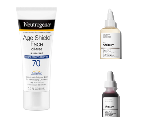 Black girl skincare cover photo collage