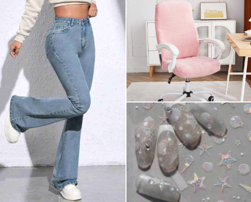 SHEIN Shopping Cart Favourites - Girly Edition cover photo collage