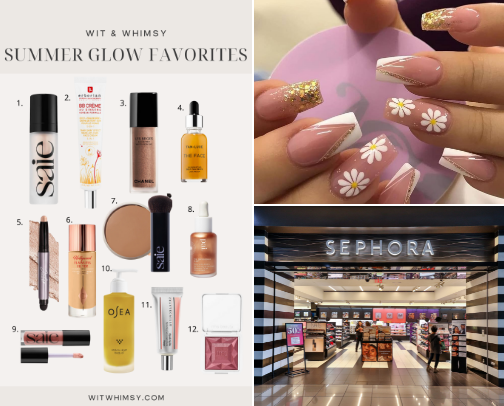 Skin care cover photo collage